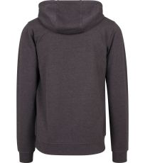 Mikina Terry Zip Terry Zip Hoody Build Your Brand Charcoal (Heather)