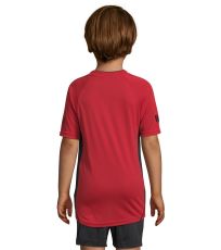 Dětské funkční triko MARACANA 2 KIDS SSL SOĽS Red / Black